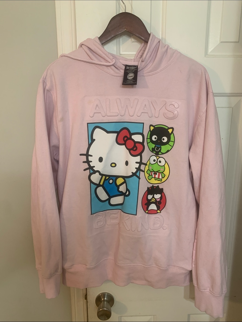 Hello Kitty Pink Graphic Hoodie - Picture 2 of 8